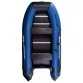 Надувная 4-местная ПВХ лодка RiverBoats RB-330 (сине-черная)