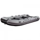Надувная 7-местная ПВХ лодка RiverBoats RB-390 (серо-черная)