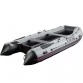 Надувная 7-местная ПВХ лодка RiverBoats RB-390 (серо-черная)