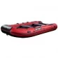 Надувная 5-местная ПВХ лодка RiverBoats RB-370 (красно-черная)