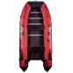 Надувная 5-местная ПВХ лодка RiverBoats RB-370 (красно-черная)