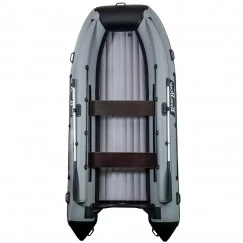 Надувная 7-местная ПВХ лодка RiverBoats RB-390 НДНД (фальшборт)
