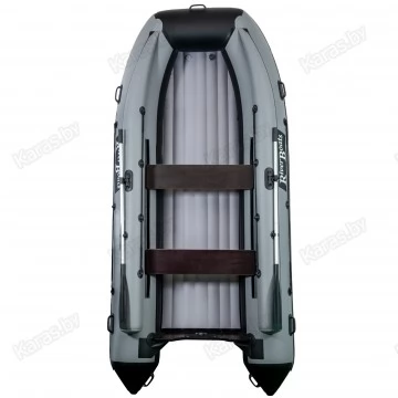Надувная 7-местная ПВХ лодка RiverBoats RB-390 НДНД (фальшборт)
