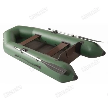 Надувная 2-ух местная ПВХ лодка Румб 290 М (жесткая слань)