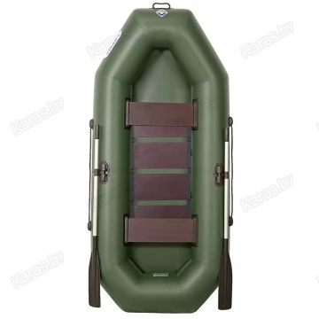 Надувная 2-х местная ПВХ лодка Румб 240 РС (реечный настил)
