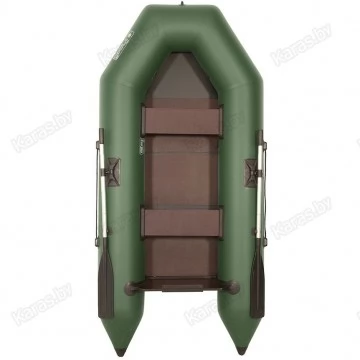 Надувная 2-ух местная ПВХ лодка Румб 260 М (жесткая слань)