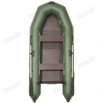 Надувная 3-х местная ПВХ лодка Румб 300 М (жесткая слань)
