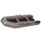 Надувная 3-х местная ПВХ лодка Румб 320 (жесткая слань, серая)