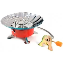 Плита газовая портативная Runis 4-056 с пъезоподжигом (ветрозащитная)