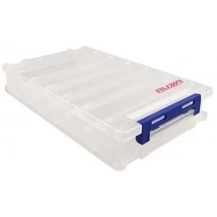 Коробка для приманок двусторонняя Ruzza (235x150x41 мм), горизонтальные V-ячейки