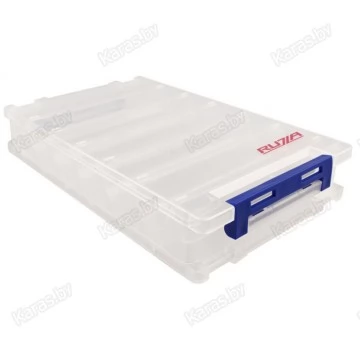 Коробка для приманок двусторонняя Ruzza (235x150x41 мм), горизонтальные V-ячейки