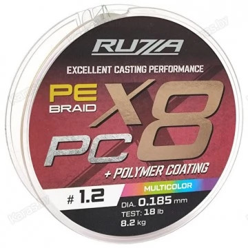 Шнур Ruzza X8 PC 150м Multicolor