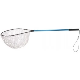 Подсачек складной SPRO Rubber mesh Landing net BLUE 132 см