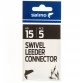 Коннектор для поводков Salmo c вертлюгом 5 шт