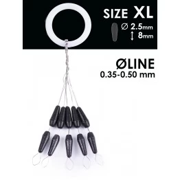 Стопоры резиновые Salmo S901-004XL 10 шт