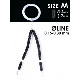 Стопоры резиновые Salmo S902-002M 10 шт.