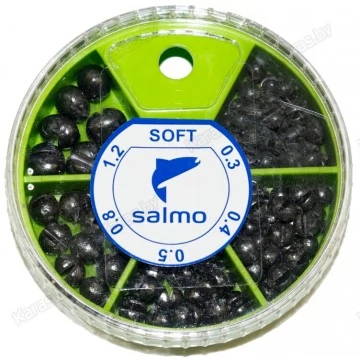 Набор грузов Salmo Soft 60 г, 0,3-1,2 г