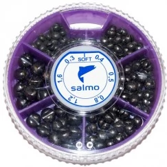 Набор грузов Salmo Soft 100 г, 0,3-1,6 г