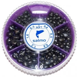 Набор грузов Salmo Soft 100 г, 0,3-1,6 г