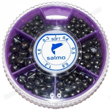 Набор грузов Salmo Soft 100 г, 0,3-1,6 г