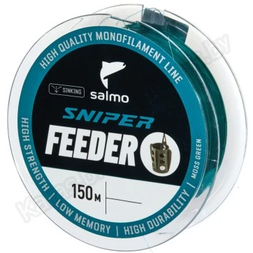 Леска монофильная Salmo Sniper Feeder Moss Green 150 м