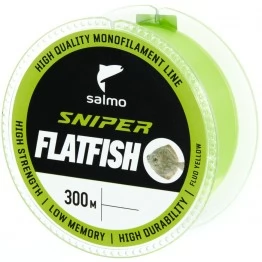 Леска монофильная Salmo Sniper Flatfish Fluo Yellow 300 м