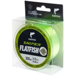 Леска монофильная Salmo Sniper Flatfish Fluo Yellow 300 м