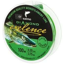 Леска монофильная Salmo Diamond Exelence Fluoro Coated Green 100 м