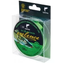 Леска монофильная Salmo Diamond Exelence Fluoro Coated Green 100 м