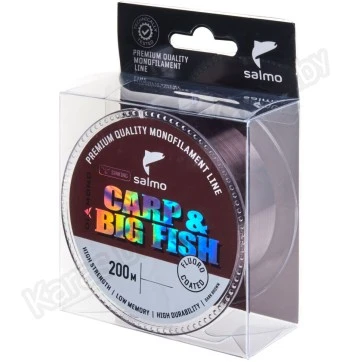 Леска монофильная Salmo Diamond Carp & Big Fish Fluoro Coated Dark Brown 200 м