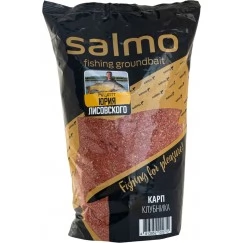 Прикормка Salmo Карп Клубника 1 кг. Рецепт Юрия Лисовского