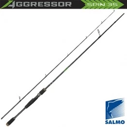 Спиннинг Salmo Aggressor SPIN 35, углеволокно, штекерный, 2,7 м, тест: 10-35 г, 188 г
