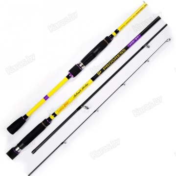 Спиннинг штекерный Lucky John Progress JIG 27, углеволокно, 2,74 м, тест: 8-27 г, 140г