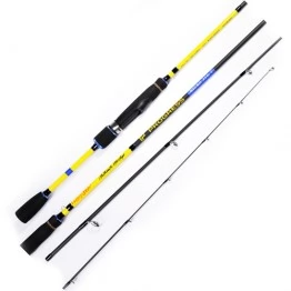 Спиннинг штекерный Lucky John Progress MICROJIG 7, углеволокно, 1,98 м, тест: 2-7 г, 97г