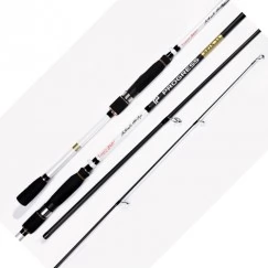 Спиннинг штекерный Lucky John Progress SPIN 34, углеволокно, 2,74 м, тест: 8-34 г, 171г