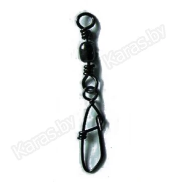 Вертлюги c застежкой Lucky John Barrel Swivel Swedish
