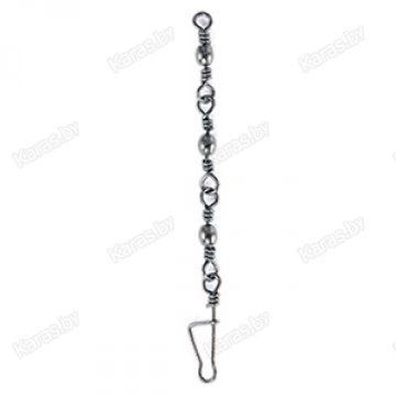 Вертлюги c застежкой Lucky John Barrel Swivel Italian 3