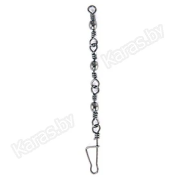 Вертлюги c застежкой Lucky John Barrel Swivel Italian 3