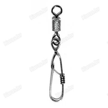 Вертлюги c застежкой Lucky John Pro Series Danish Snap With Rolling Swivel