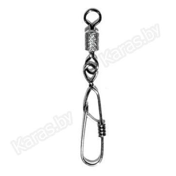 Вертлюги c застежкой Lucky John Pro Series Danish Snap With Rolling Swivel