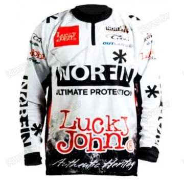Футболка Norfin & Lucky John WHITE