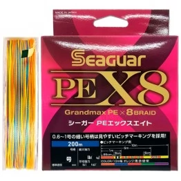 Леска плетёная Seaguar Grandmax PE x8 200 м