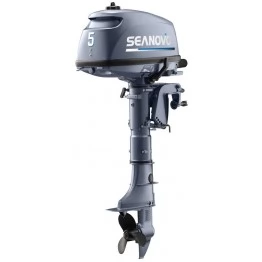 Лодочный мотор 2-тактный бензиновый Seanovo SN 5 FHS (+ выносной бак на 12 л)