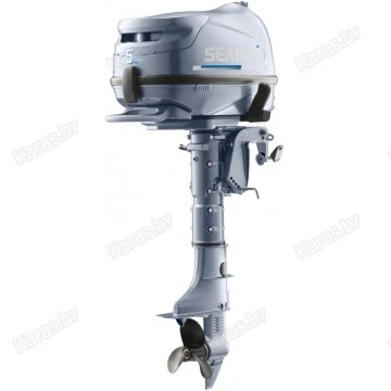 Лодочный мотор 4-тактный бензиновый Seanovo SNF 5 HAS Enduro (мощность 6 лс + выносной бак на 12 л)