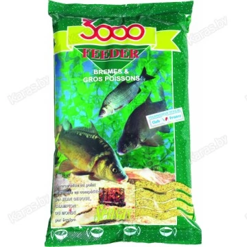 Прикормка Sensas 3000 Feeder Bremes 1 кг (Лещ)