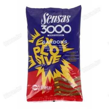 Прикормка Sensas 3000 Explosive Gardon 1 кг (Плотва)