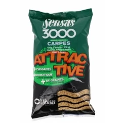 Прикормка Sensas 3000 Attractive Carp 1 кг (Карп)