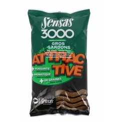 Прикормка Sensas 3000 Attractive Gros Gardons 1 кг (Плотва)