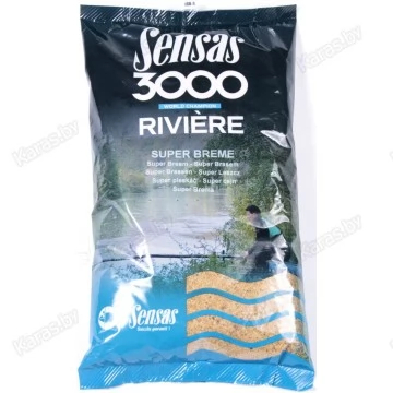 Прикормка Sensas 3000 Super Riviere Bremes 1 кг (Лещ)