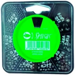 Набор грузов Sensas Large Shot 150 г. 0.07-1.8 г